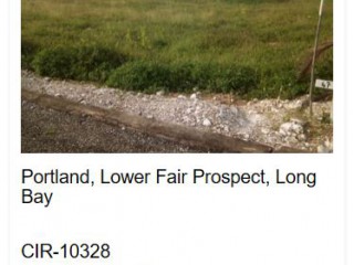 Long Bay, Portland, Jamaica - Residential lot for Sale